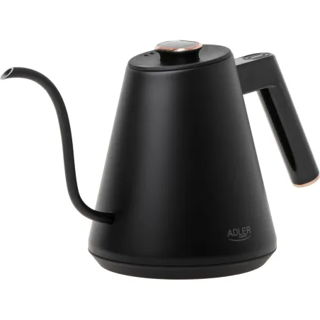 Adler Kettle | AD 1349 | Electric | 1100 W | 1 L | Stainless steel | 360° rotational base | Black/Gold