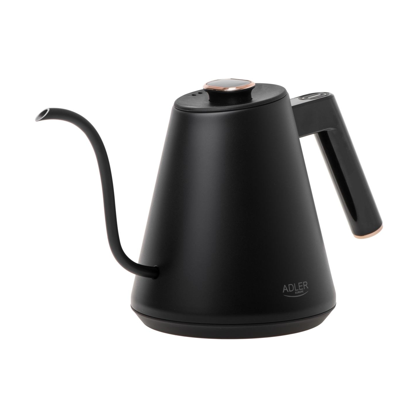 Adler Kettle | AD 1349 | Electric | 1100 W | 1 L | Stainless steel | 360° rotational base | Black/Gold