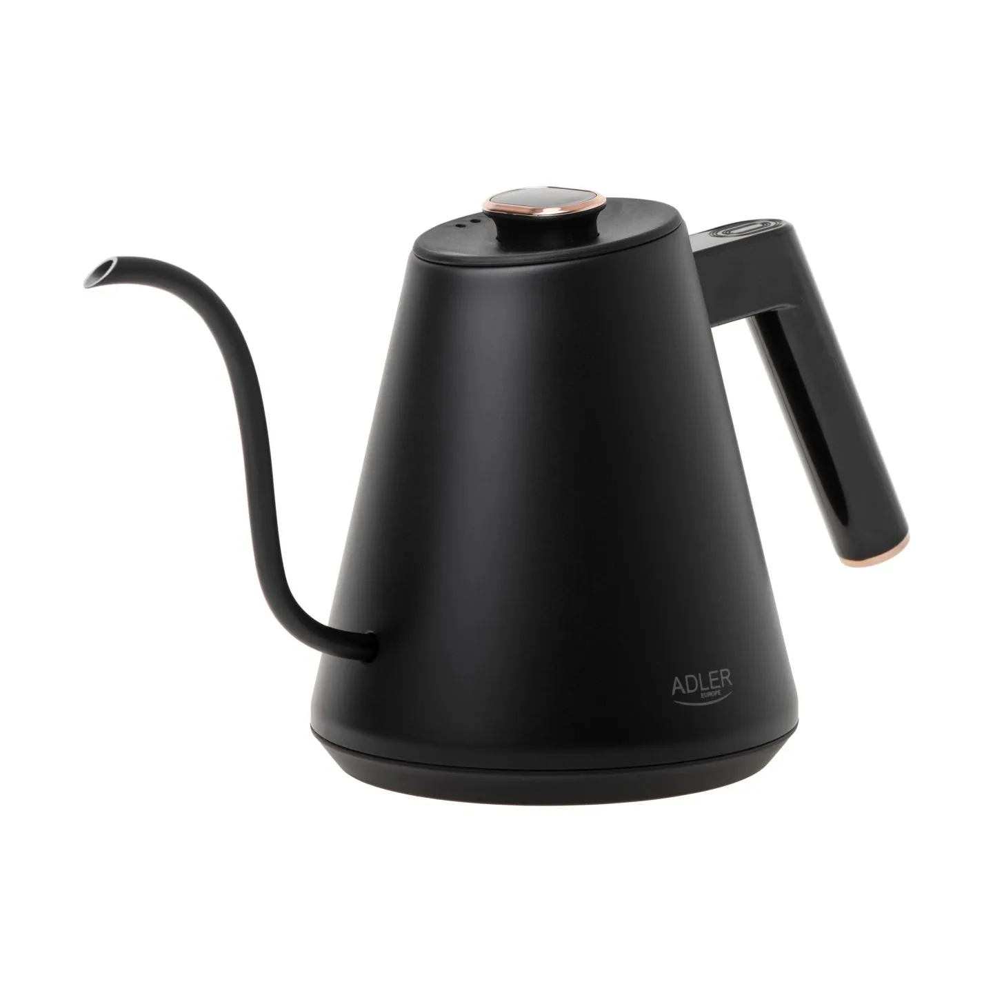 Adler Kettle | AD 1349 | Electric | 1100 W | 1 L | Stainless steel | 360° rotational base | Black/Gold