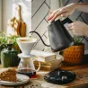 Adler Kettle | AD 1349 | Electric | 1100 W | 1 L | Stainless steel | 360° rotational base | Black/Gold