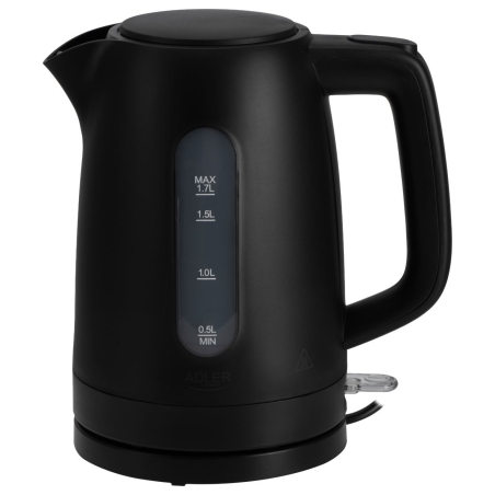 Adler Kettle | AD 1379b | Electric | 2200 W | 1.7 L | Polypropylene | 360° rotational base | Black