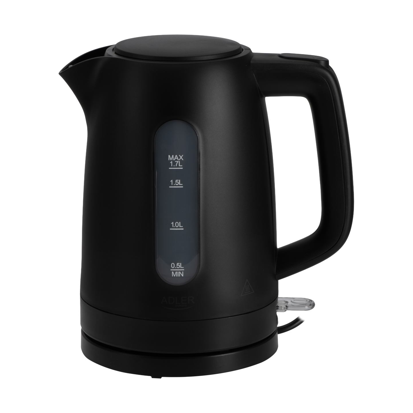 Adler Kettle | AD 1379b | Electric | 2200 W | 1.7 L | Polypropylene | 360° rotational base | Black
