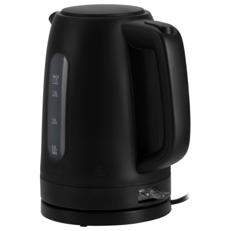 Adler Kettle | AD 1379b | Electric | 2200 W | 1.7 L | Polypropylene | 360° rotational base | Black