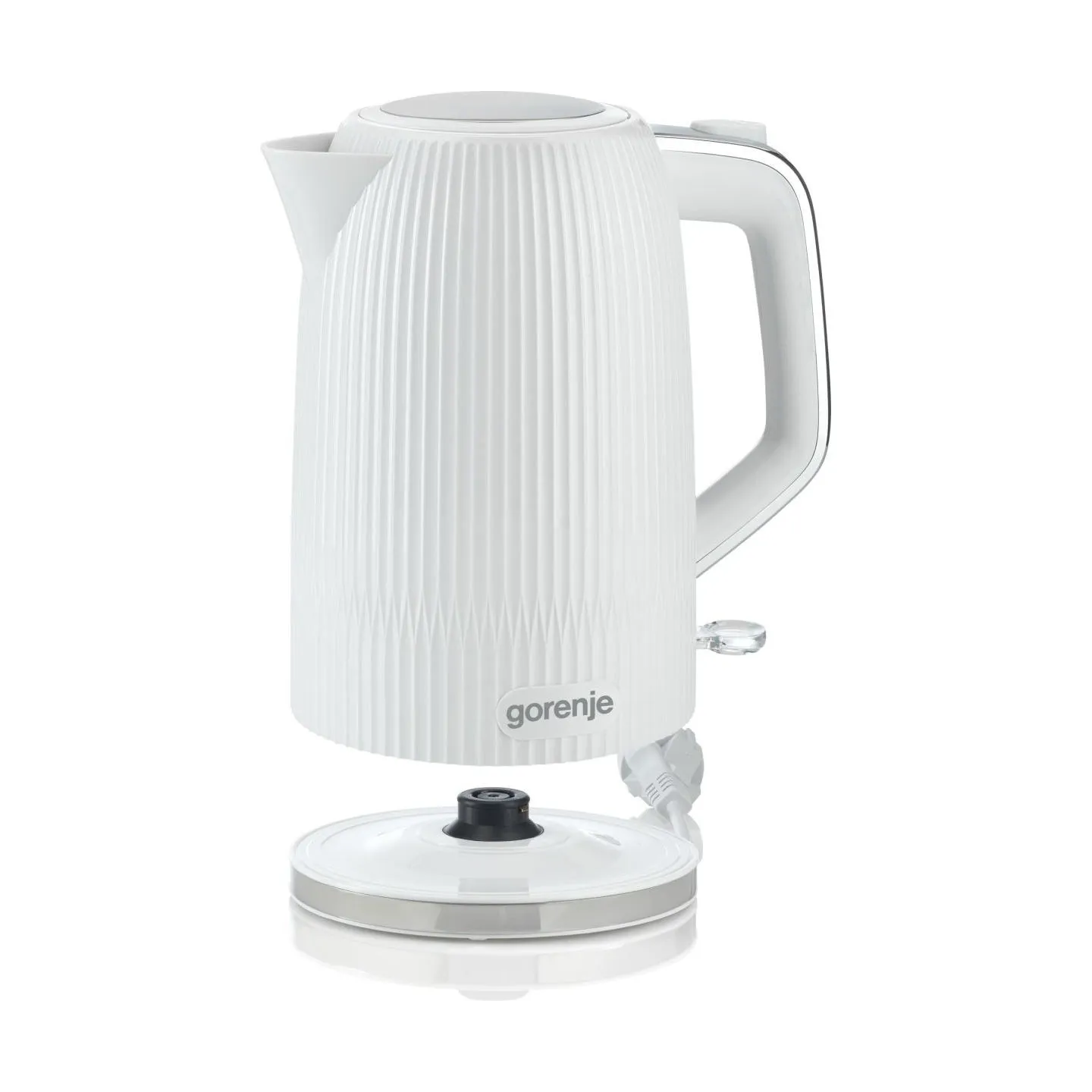 Gorenje Kettle | K17DPW | Electric | 2200 W | 1.7 L | Stainless steel | 360° rotational base | White