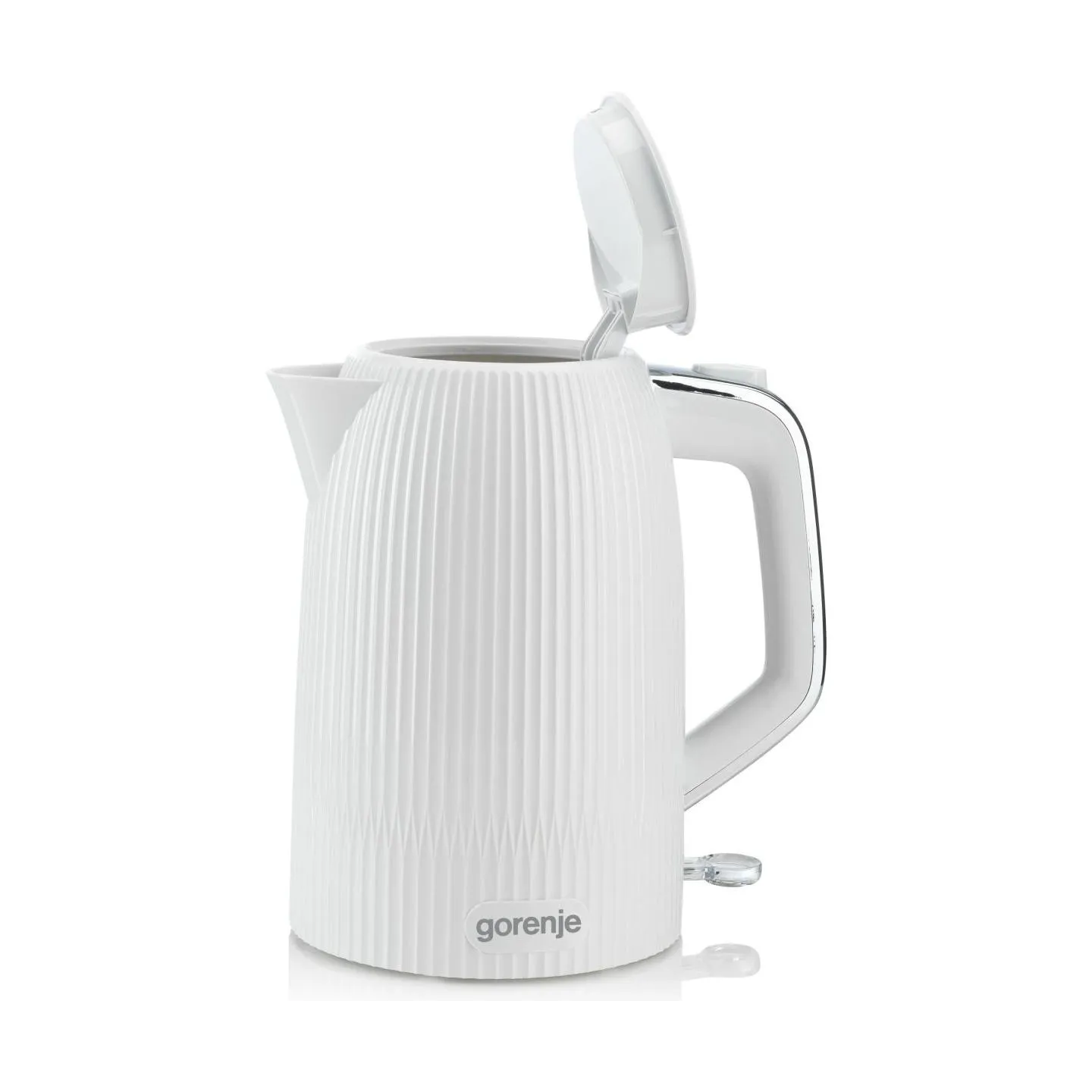 Gorenje Kettle | K17DPW | Electric | 2200 W | 1.7 L | Stainless steel | 360° rotational base | White