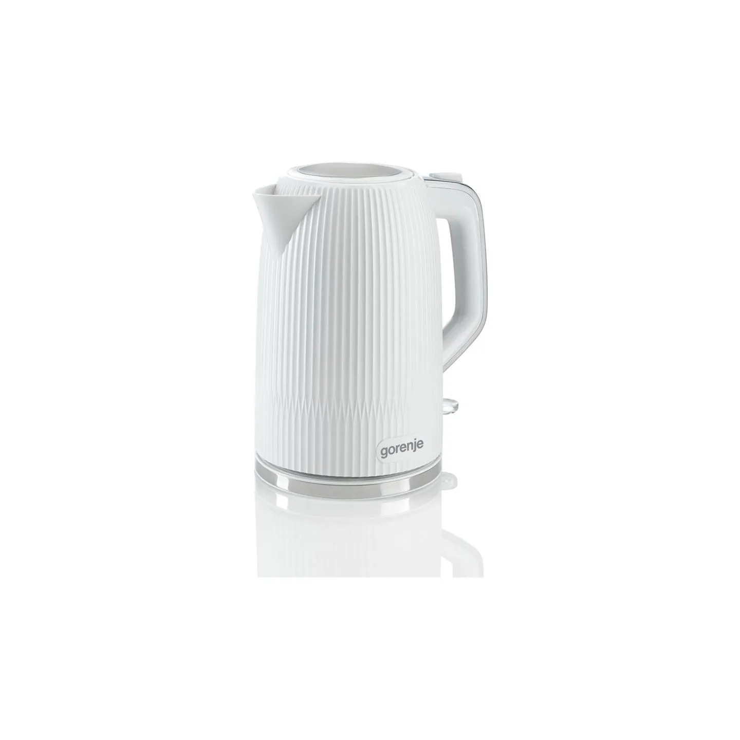 Gorenje Kettle | K17DPW | Electric | 2200 W | 1.7 L | Stainless steel | 360° rotational base | White