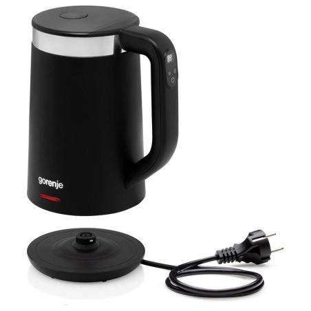 Gorenje Kettle | K17TRDW | Electric | 2200 W | 1.7 L | Plastic/Metal | 360° rotational base | Black