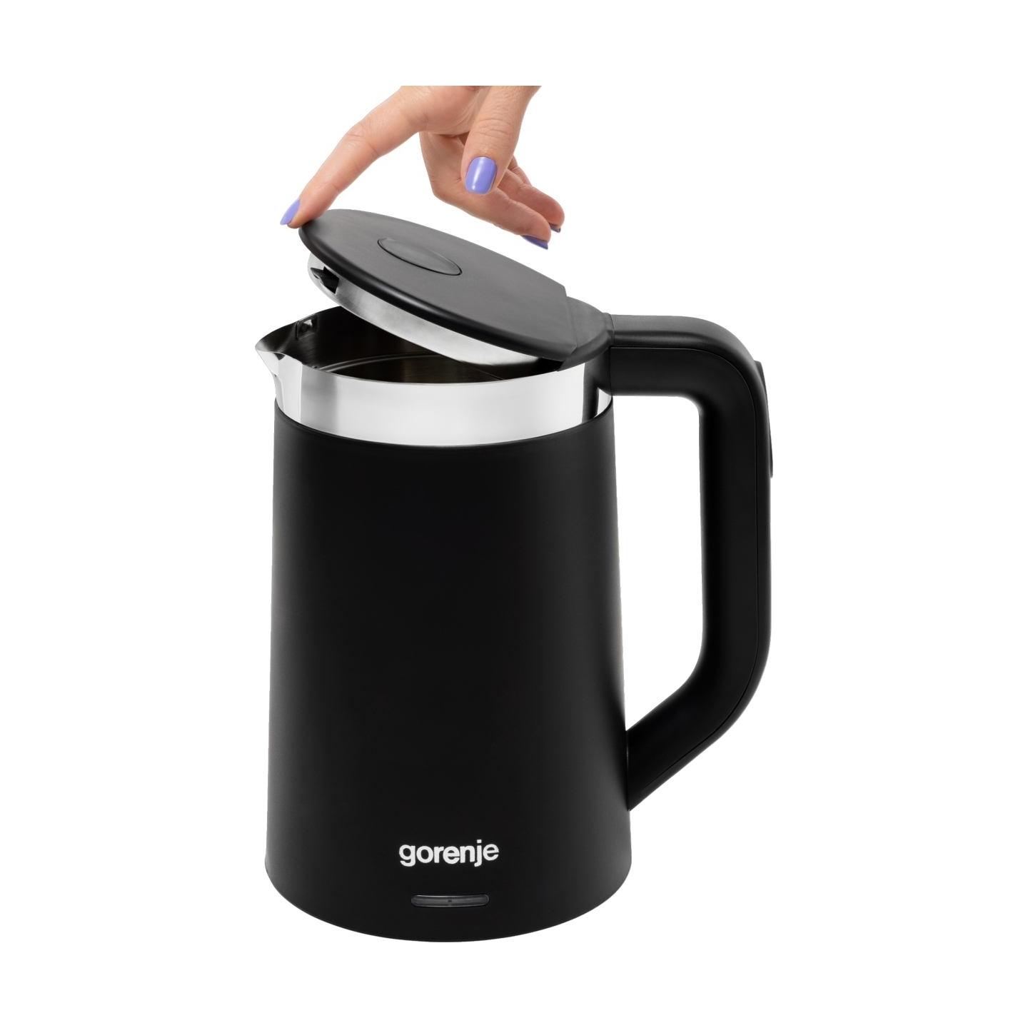 Gorenje Kettle | K17TRDW | Electric | 2200 W | 1.7 L | Plastic/Metal | 360° rotational base | Black