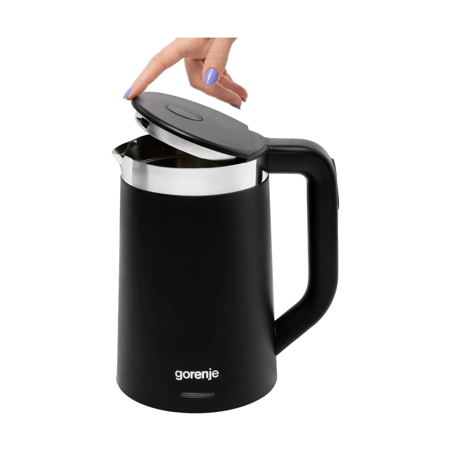 Gorenje Kettle | K17TRDW | Electric | 2200 W | 1.7 L | Plastic/Metal | 360° rotational base | Black