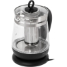 Adler Kettle | AD 1299 | Electric | 2200 W | 1.5 L | Glass | 360° rotational base | Black