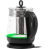 Adler Kettle | AD 1299 | Electric | 2200 W | 1.5 L | Glass | 360° rotational base | Black