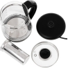 Adler Kettle | AD 1299 | Electric | 2200 W | 1.5 L | Glass | 360° rotational base | Black