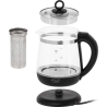Adler Kettle | AD 1299 | Electric | 2200 W | 1.5 L | Glass | 360° rotational base | Black