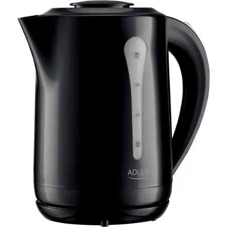 Adler Kettle | AD 1244 | Electric | 1850 W | 2.5 L | Plastic | 360° rotational base | Black