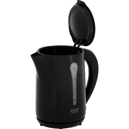 Adler Kettle | AD 1244 | Electric | 1850 W | 2.5 L | Plastic | 360° rotational base | Black