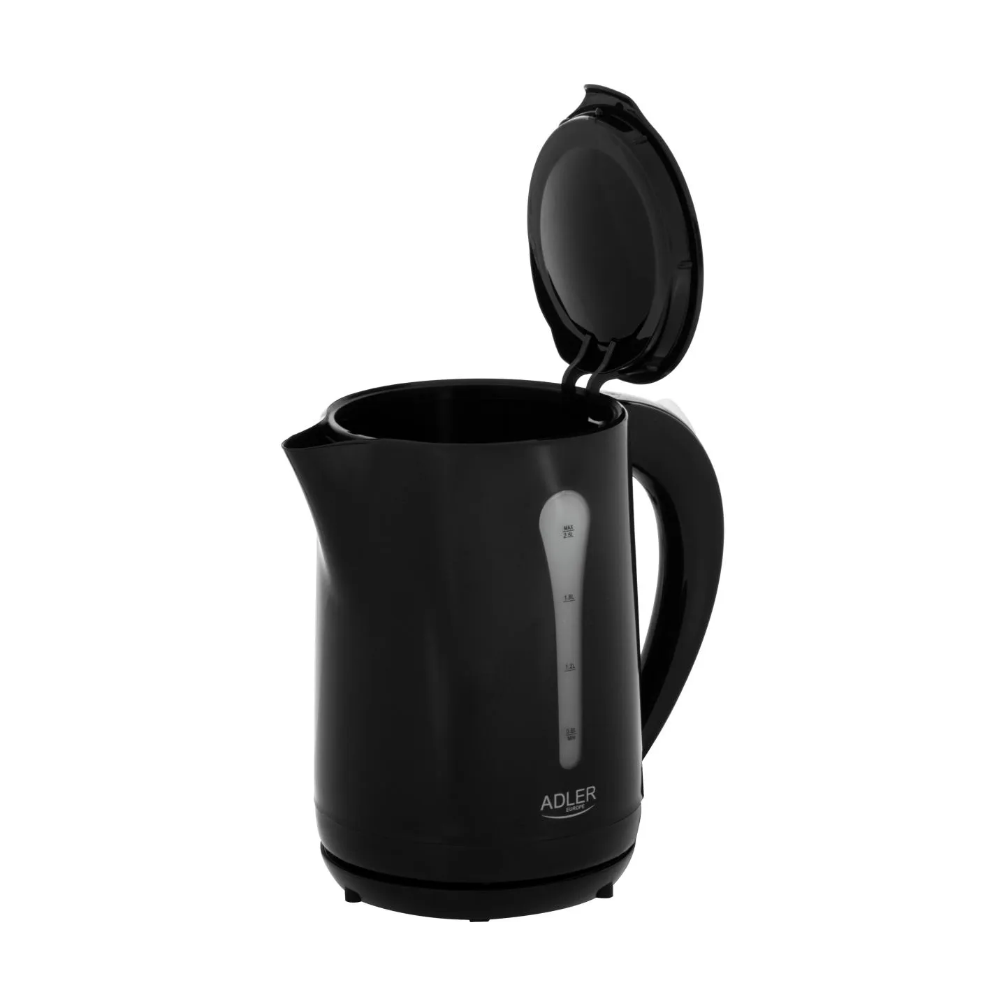 Adler Kettle | AD 1244 | Electric | 1850 W | 2.5 L | Plastic | 360° rotational base | Black