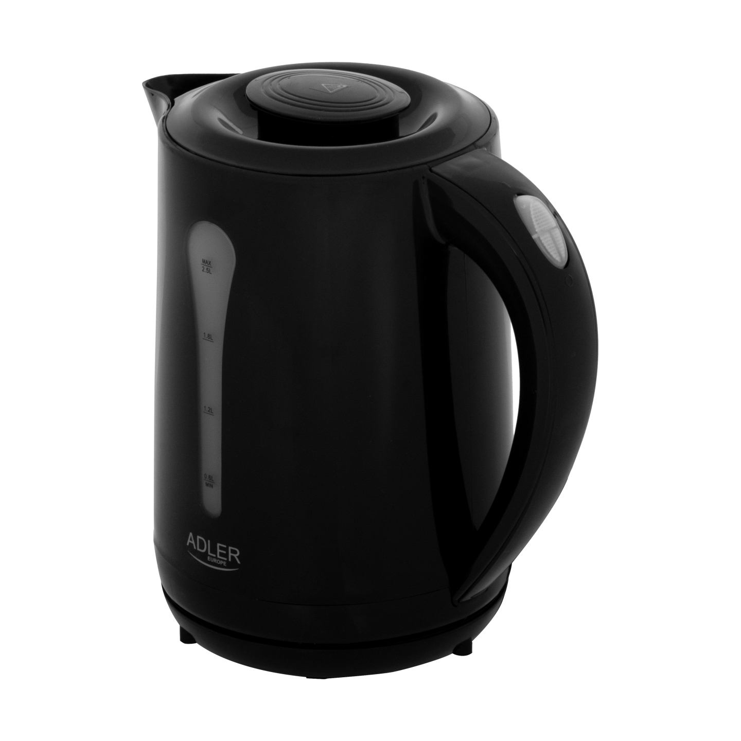 Adler Kettle | AD 1244 | Electric | 1850 W | 2.5 L | Plastic | 360° rotational base | Black
