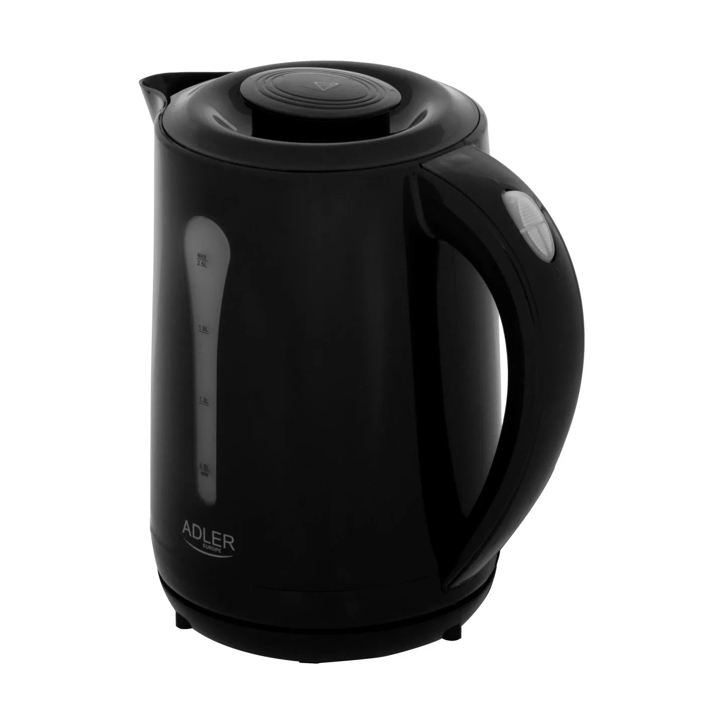 Adler Kettle | AD 1244 | Electric | 1850 W | 2.5 L | Plastic | 360° rotational base | Black