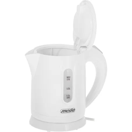 Mesko Kettle | MS 1376 | Electric | 850 W | 0.8 L | Plastic | 360° rotational base | White