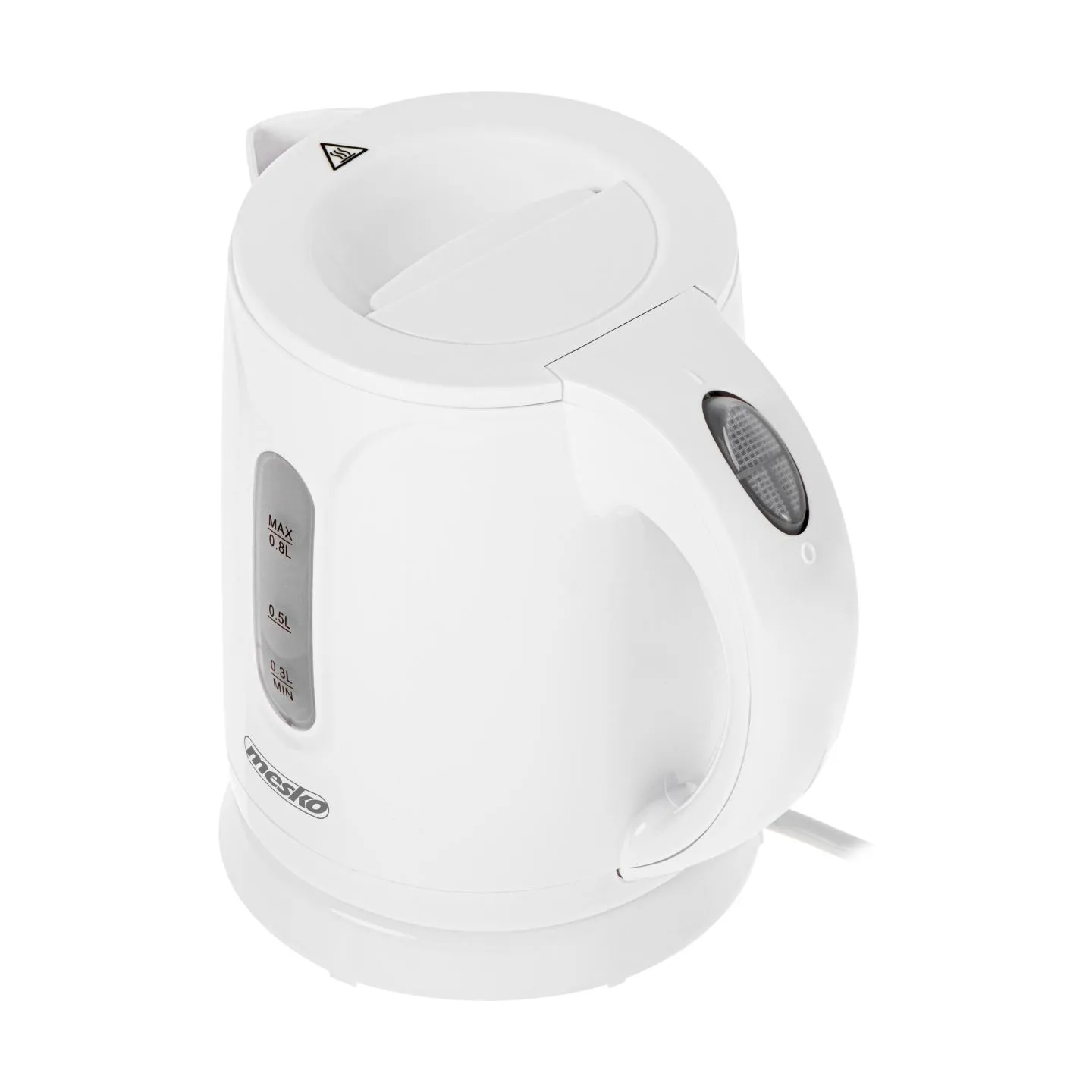 Mesko Kettle | MS 1376 | Electric | 850 W | 0.8 L | Plastic | 360° rotational base | White