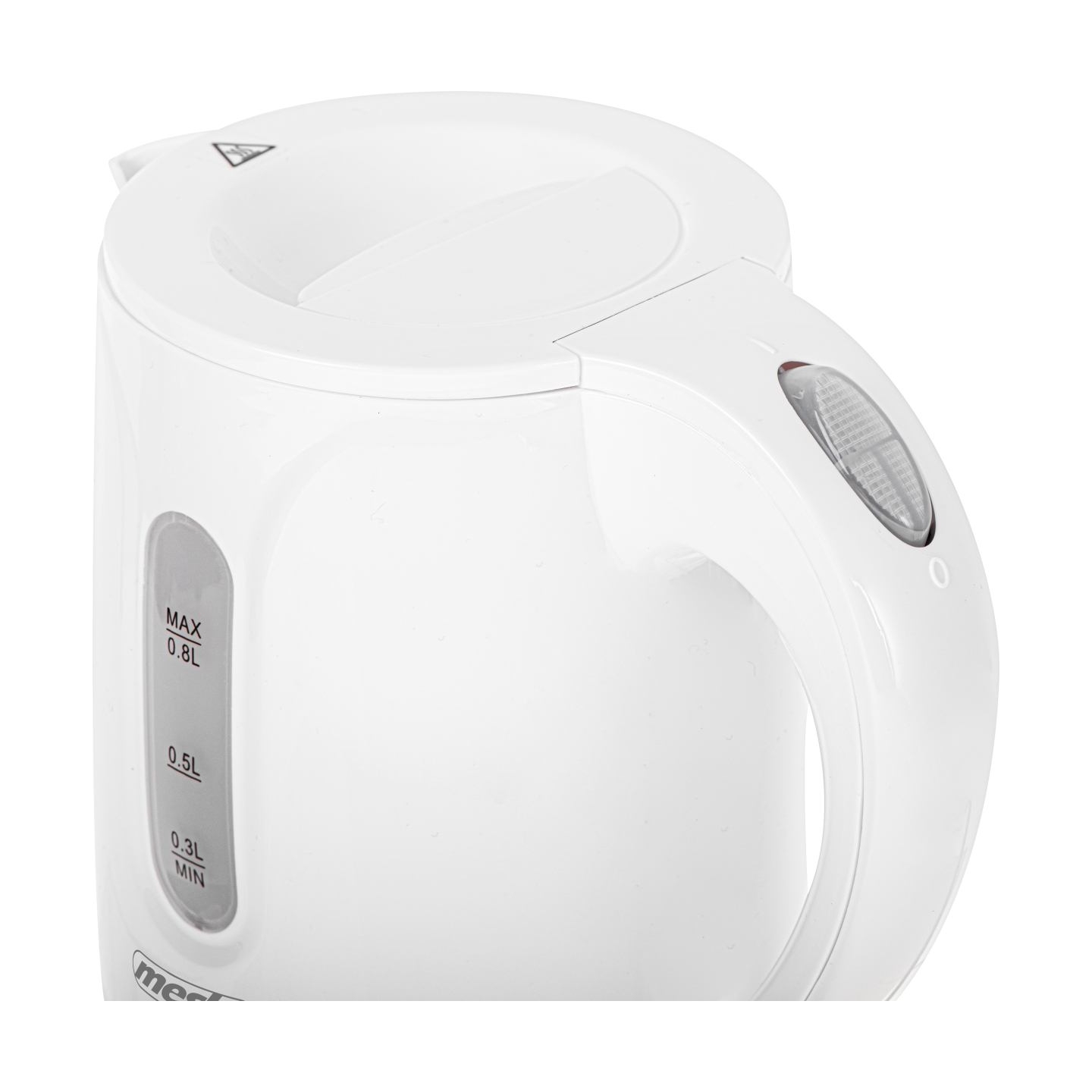 Mesko Kettle | MS 1376 | Electric | 850 W | 0.8 L | Plastic | 360° rotational base | White