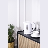 Mesko Kettle | MS 1376 | Electric | 850 W | 0.8 L | Plastic | 360° rotational base | White
