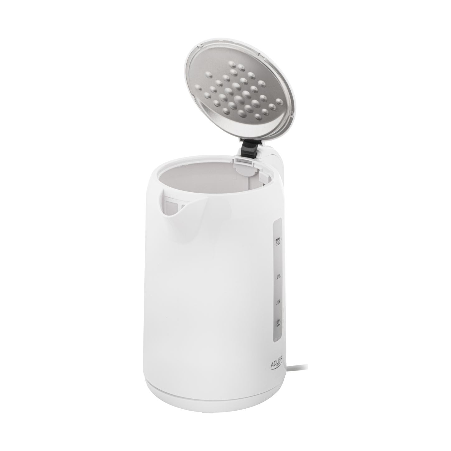 Adler Kettle | AD 1386 | Electric | 1850 W | 2.2 L | Plastic | 360° rotational base | White