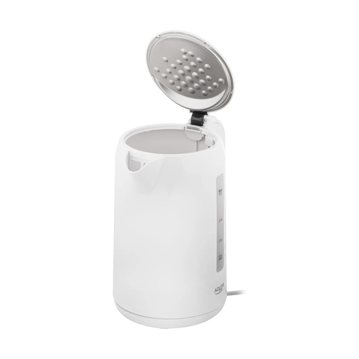 Adler Kettle | AD 1386 | Electric | 1850 W | 2.2 L | Plastic | 360° rotational base | White