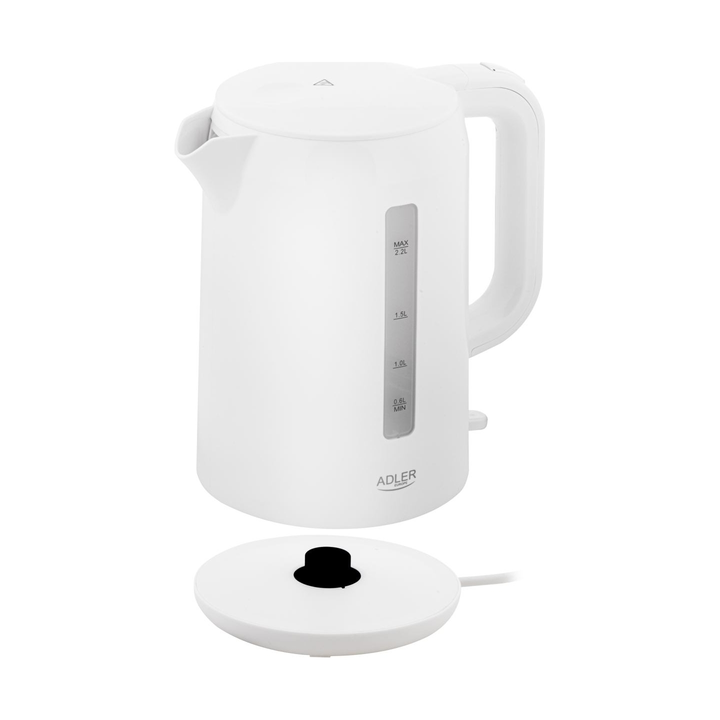 Adler Kettle | AD 1386 | Electric | 1850 W | 2.2 L | Plastic | 360° rotational base | White