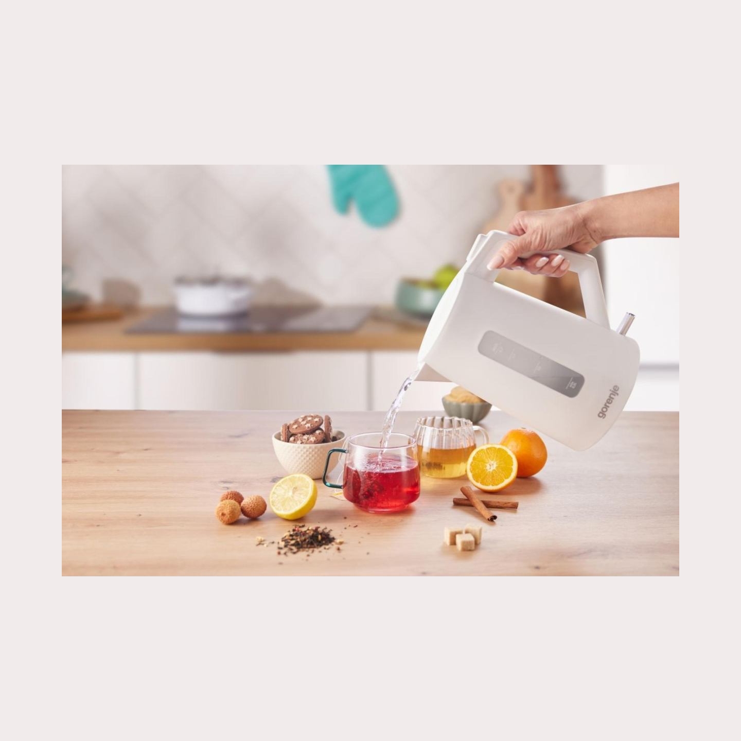 Gorenje Kettle | K17OPW | 2200 W | Electric | 1.7 L | 360° rotational base | Plastic | White