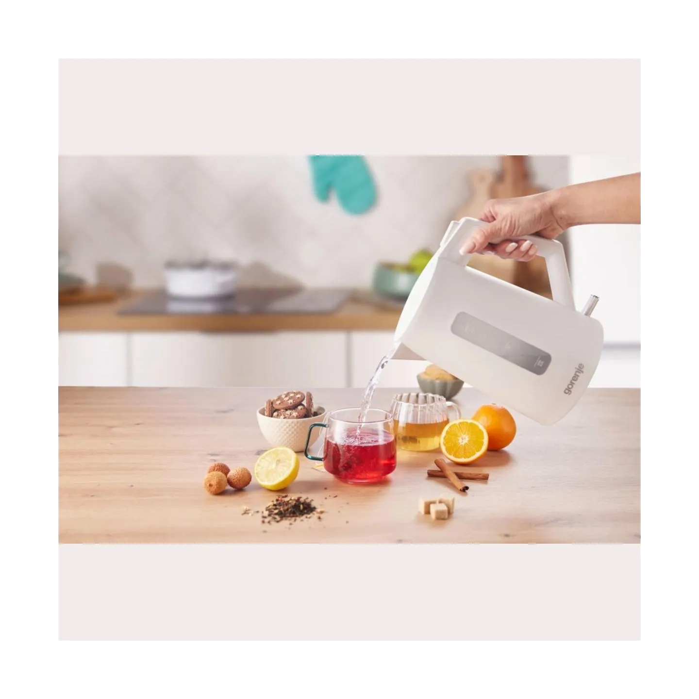 Gorenje Kettle | K17OPW | 2200 W | Electric | 1.7 L | 360° rotational base | Plastic | White