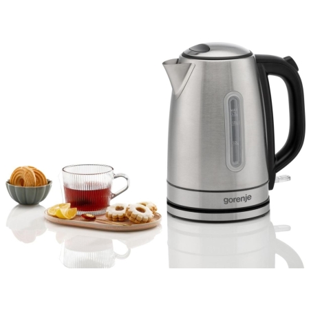 Gorenje Kettle | K17DS | Electric | 2200 W | 1.7 L | Stainless steel | 360° rotational base | Stainless steel