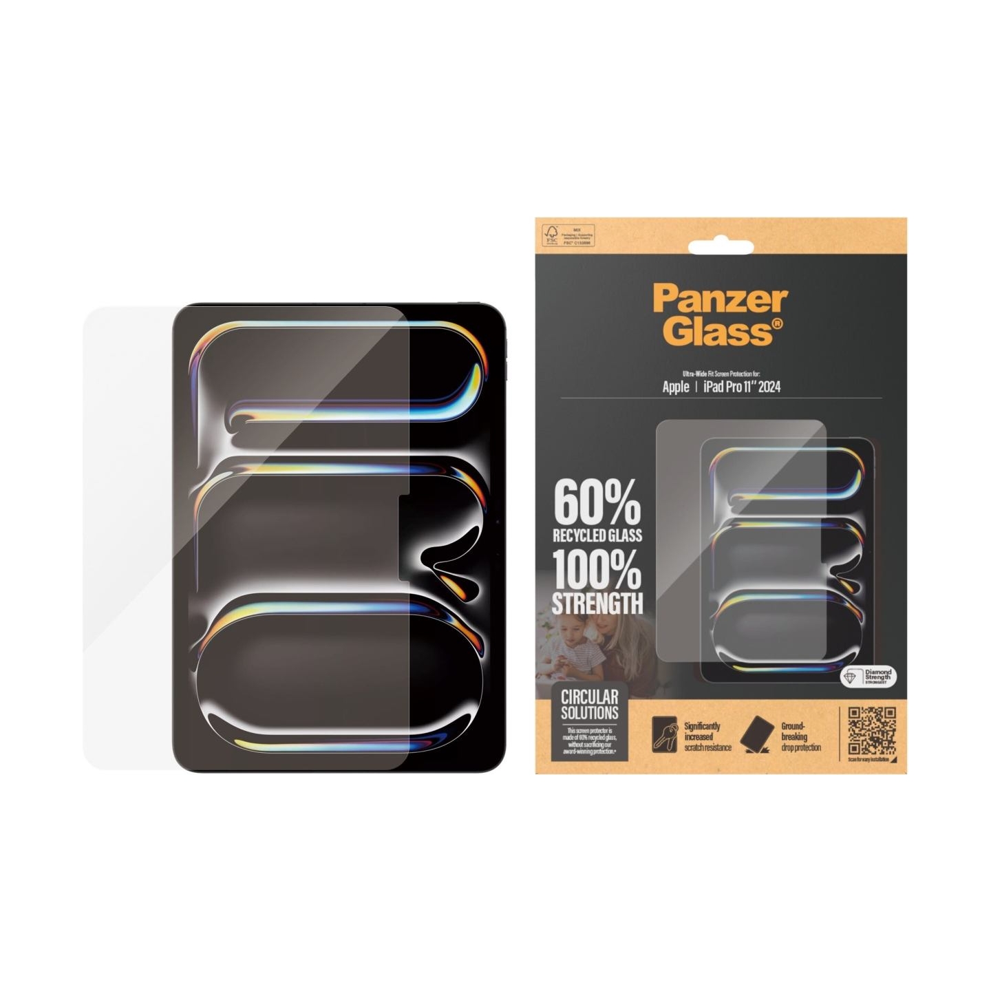 Panzerglass Ultra-Wide Fit | 2831 | 11 " | Screen protector | Transparent