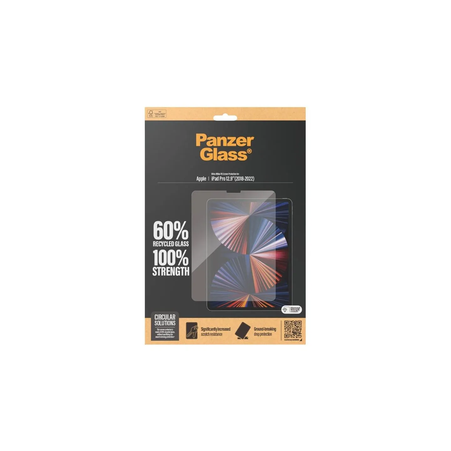 Panzerglass Ultra-Wide Fit | 2845 | 12.9 " | Screen protector | Transparent