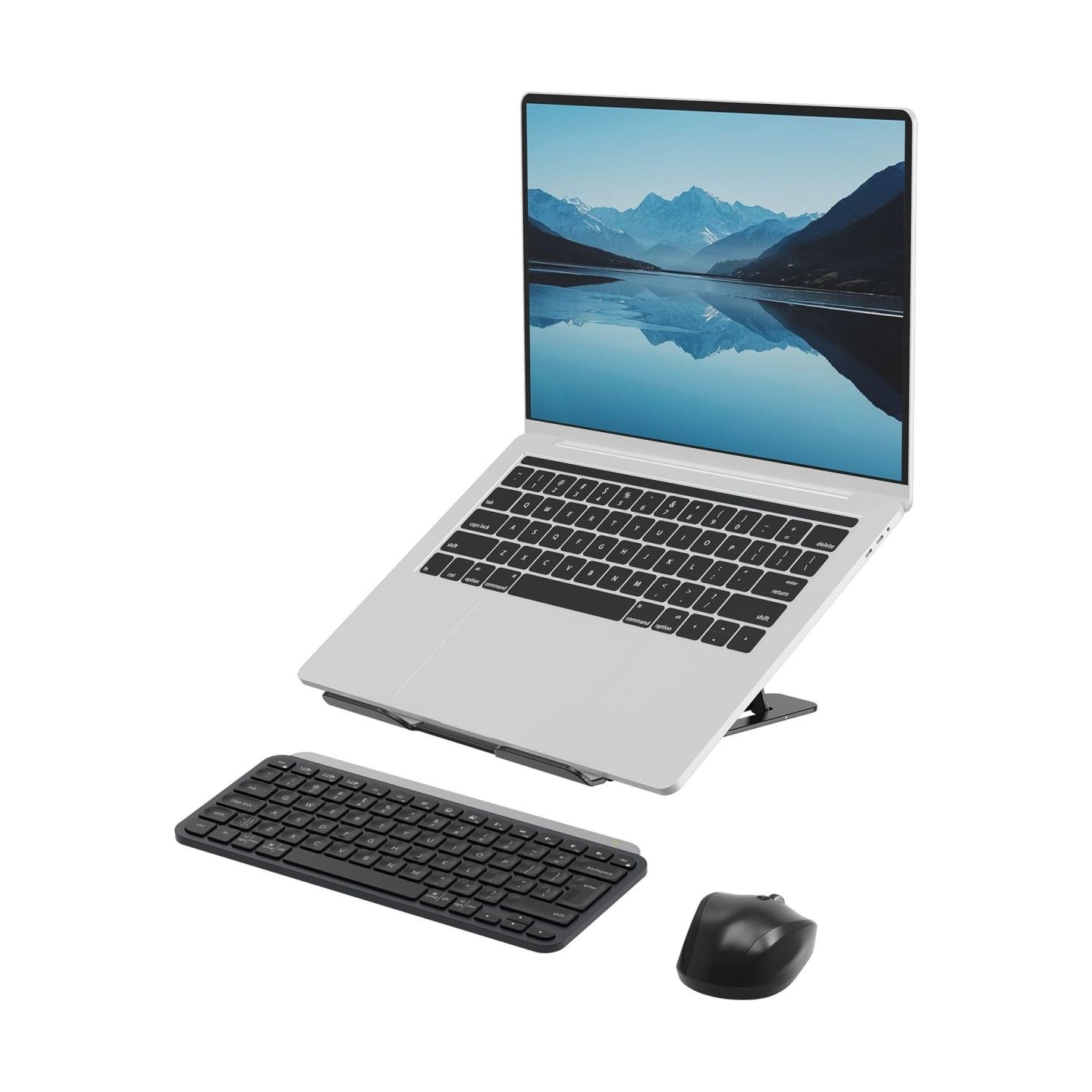 Fellowes Alumia Portable Laptop Stand | 15 " | Laptop Stand | Black