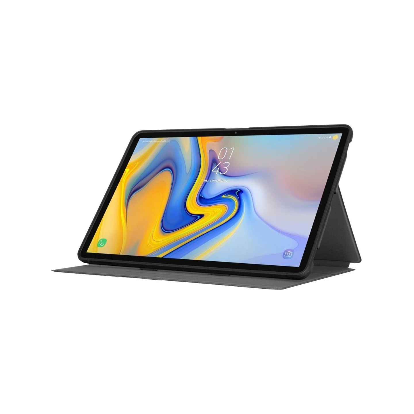Targus CLICK-IN -SUOJAKOTELO SAMSUNG TAB S7+ & S7 FE 12.4", BLACK