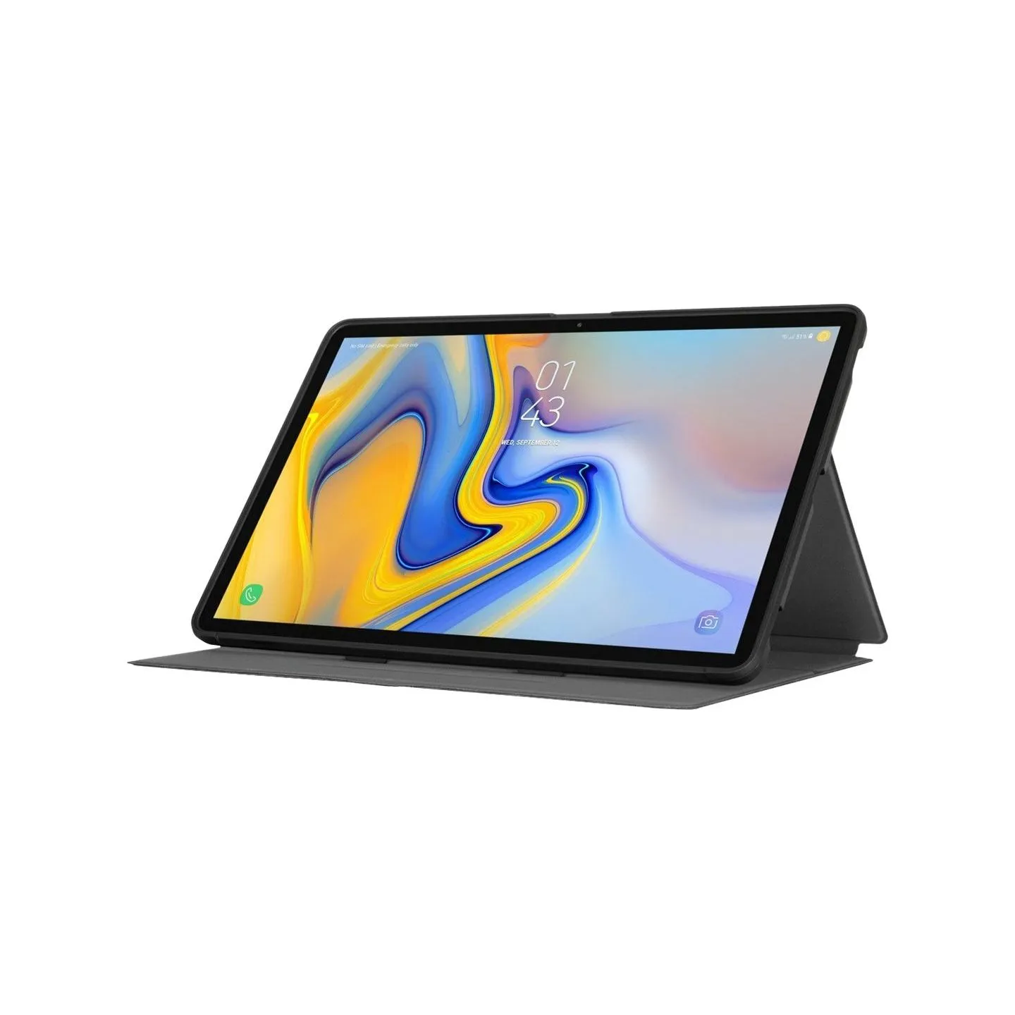 Targus CLICK-IN -SUOJAKOTELO SAMSUNG TAB S7+ & S7 FE 12.4", BLACK