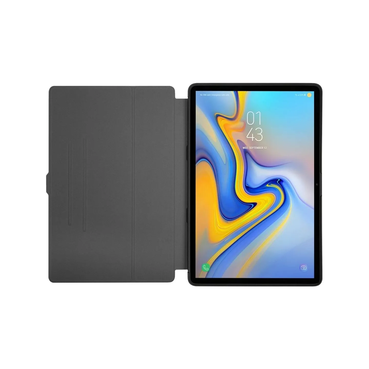 Targus CLICK-IN -SUOJAKOTELO SAMSUNG TAB S7+ & S7 FE 12.4", BLACK