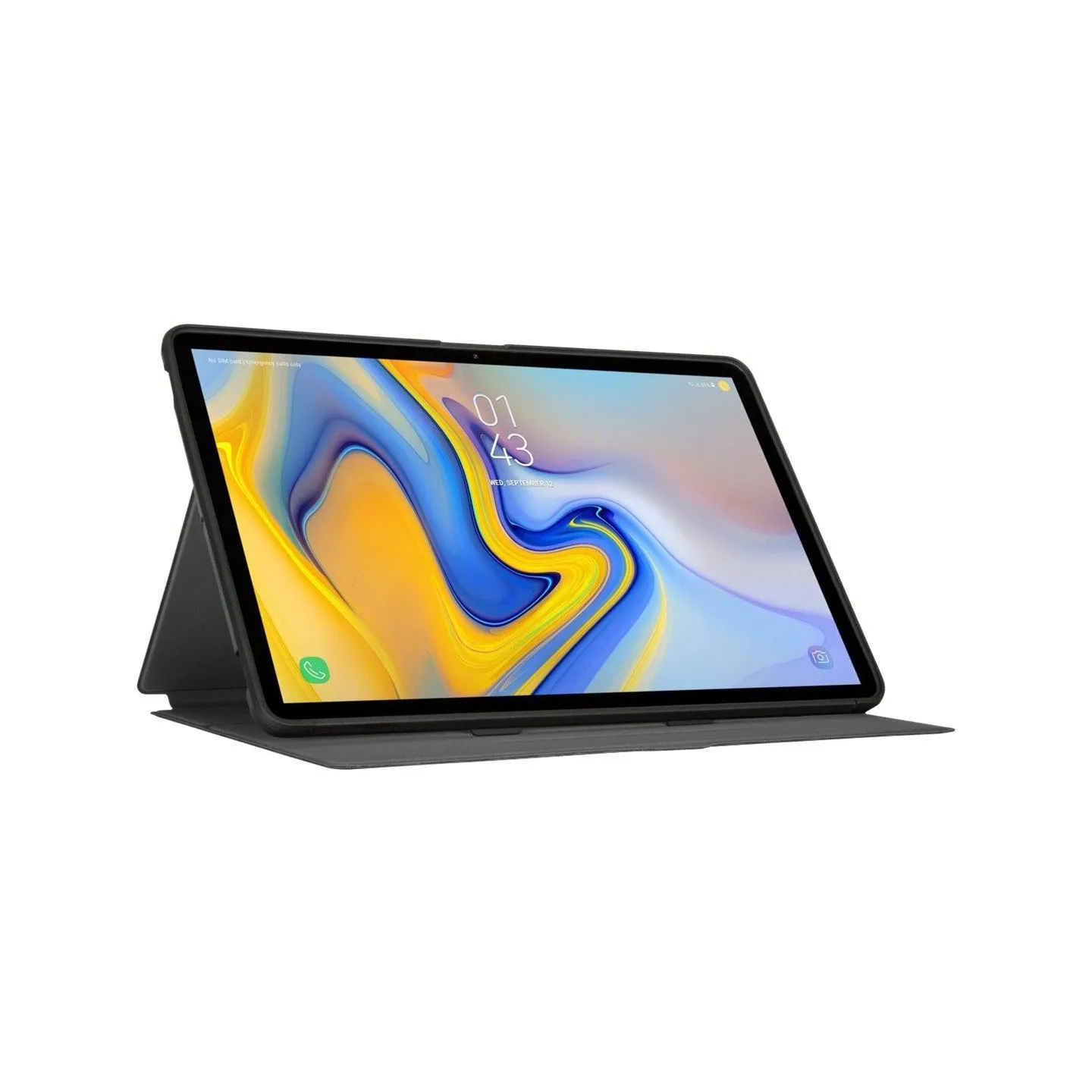 Targus CLICK-IN -SUOJAKOTELO SAMSUNG TAB S7+ & S7 FE 12.4", BLACK