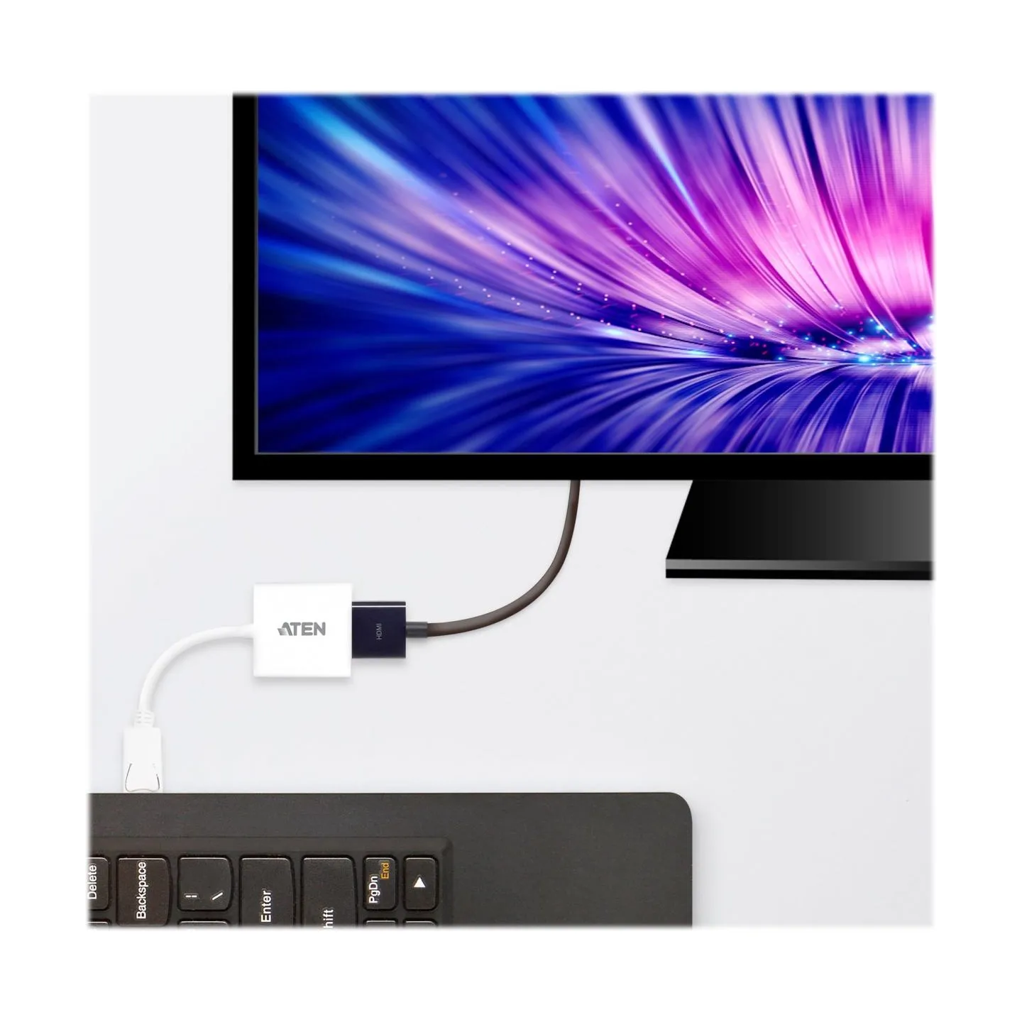 Aten | VC985 DisplayPort to HDMI Adapter | DisplayPort to HDMI
