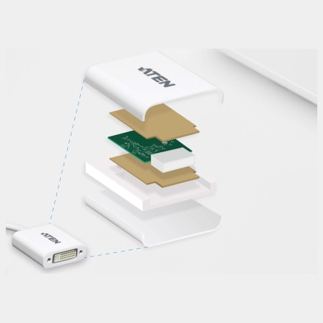 Aten VC965 DisplayPort to DVI Adapter | Aten | DisplayPort to DVI Adapter | VC965 | DP to DVI