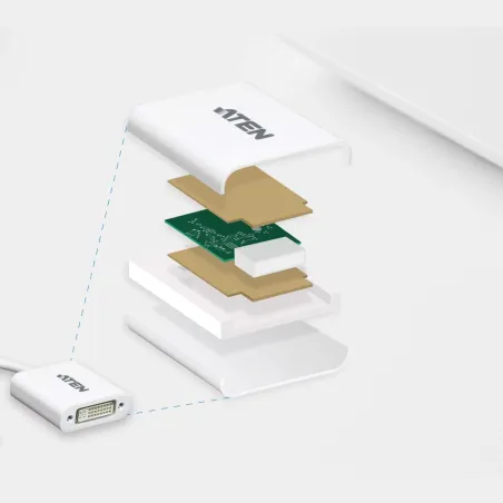 Aten VC965 DisplayPort to DVI Adapter | Aten | DisplayPort to DVI Adapter | VC965 | DP to DVI