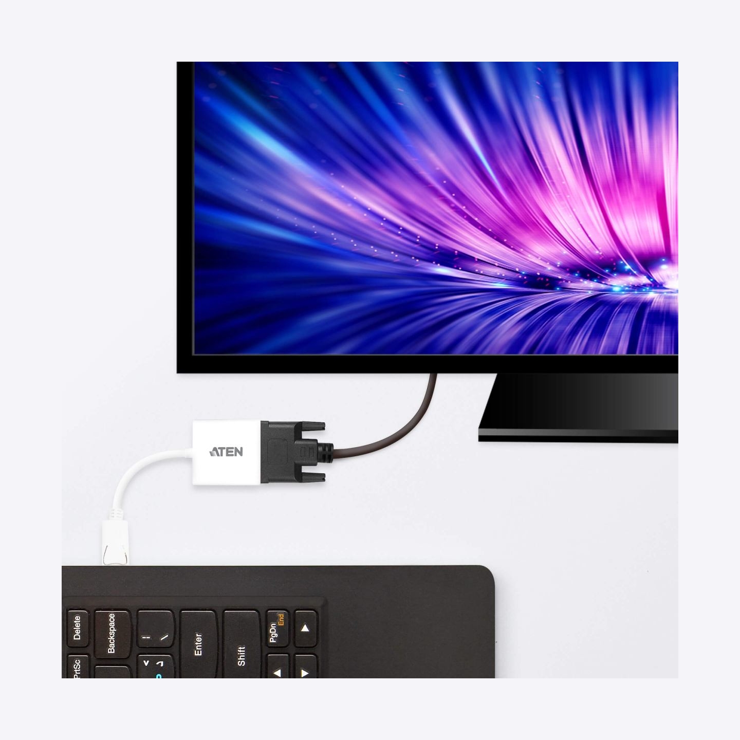 Aten VC965 DisplayPort to DVI Adapter | Aten | DisplayPort to DVI Adapter | VC965 | DP to DVI