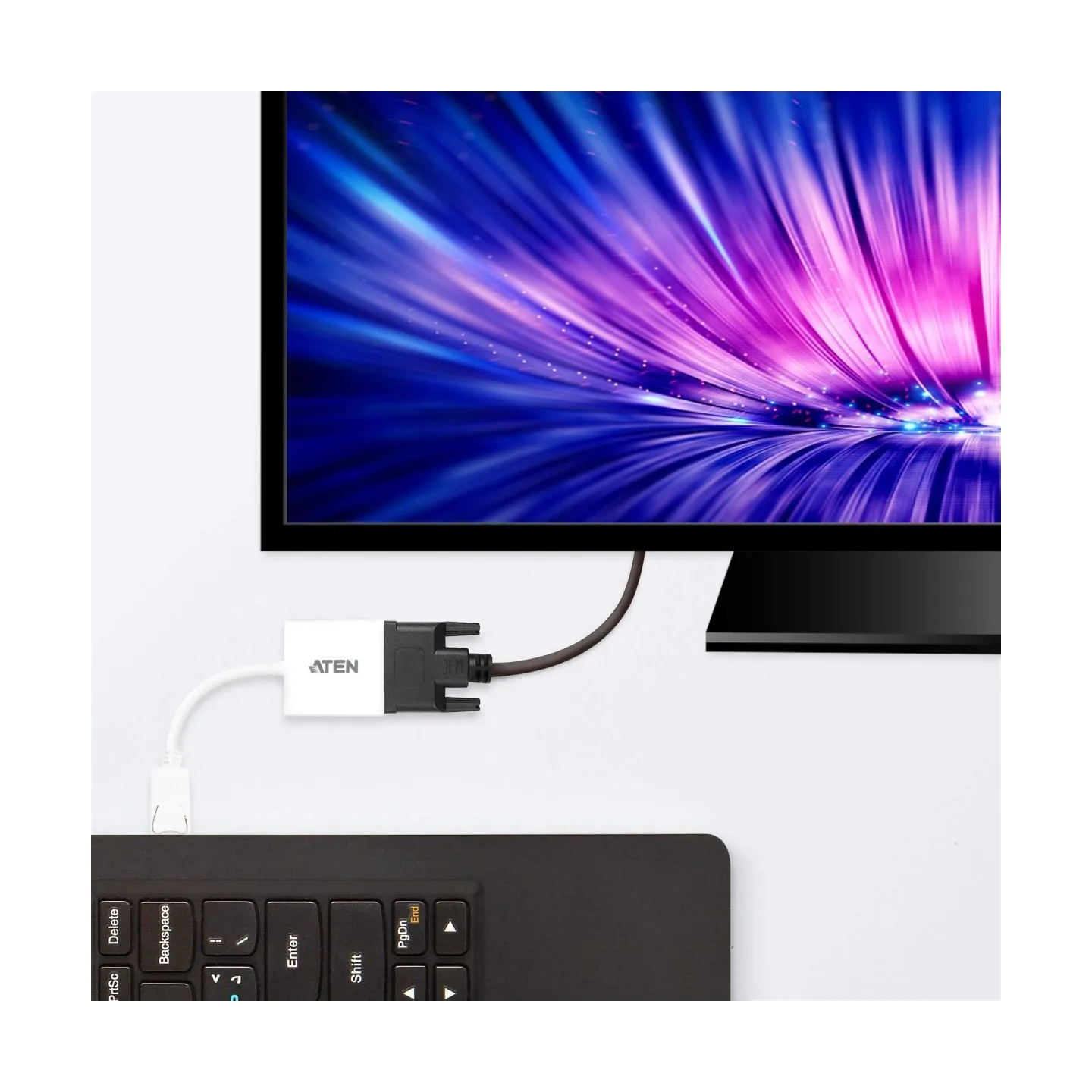 Aten VC965 DisplayPort to DVI Adapter | Aten | DisplayPort to DVI Adapter | VC965 | DP to DVI