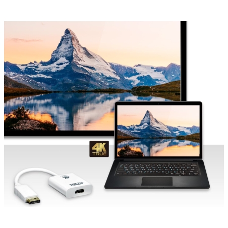 Aten | True 4K DisplayPort to HDMI 2.0 Active Adapter | VC986B | DP to HDMI
