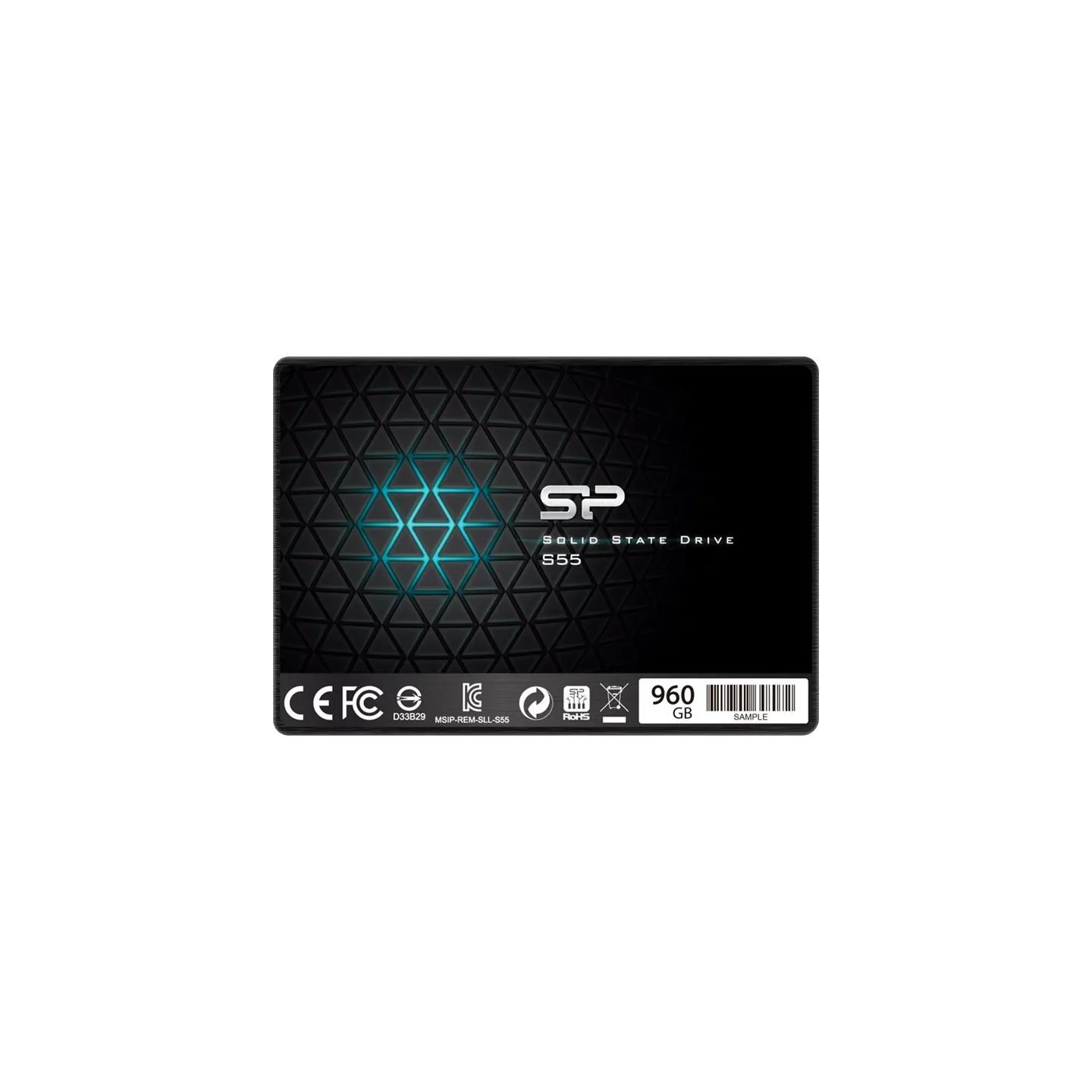 Silicon Power | Slim S55 | 960 GB | SSD form factor 2.5" | Solid-state drive interface Serial ATA III