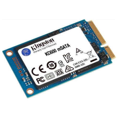 Kingston | KC600 | 256 GB | Solid-state drive interface mSATA | Read speed 550 MB/s | Write speed 500 MB/s