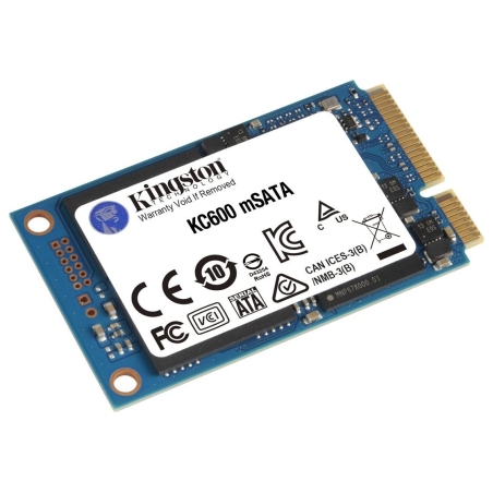 Kingston | KC600 | 256 GB | Solid-state drive interface mSATA | Read speed 550 MB/s | Write speed 500 MB/s