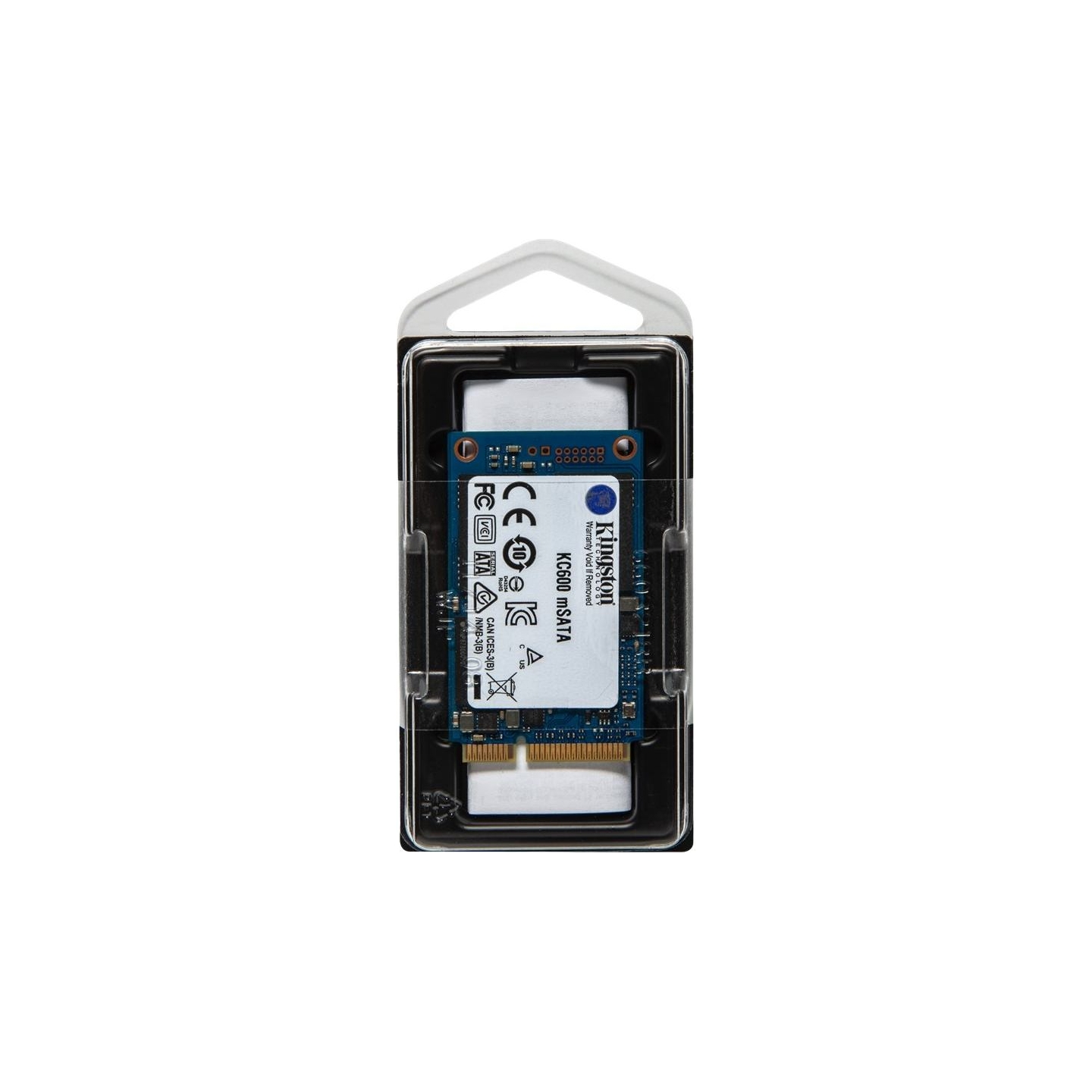 Kingston | KC600 | 256 GB | Solid-state drive interface mSATA | Read speed 550 MB/s | Write speed 500 MB/s