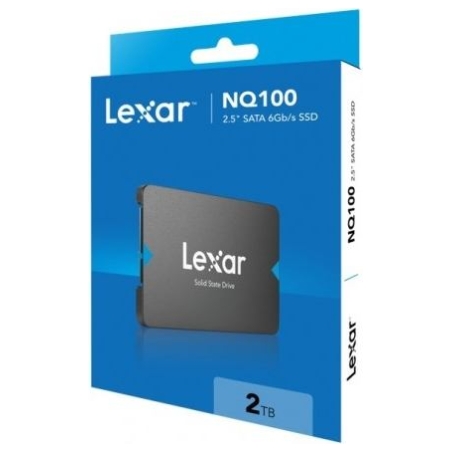 Lexar SSD | NQ100 | 2000 GB | SSD form factor 2.5" | Solid-state drive interface SATA III | Read speed 550 MB/s